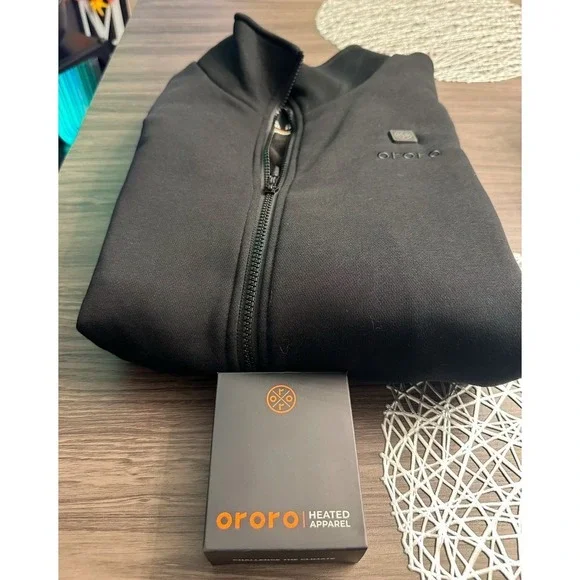 Ororo Women's Classic Heated Jacket Black - XL / Black / Battery-Mini 5K- NEW - Picture 3 of 4